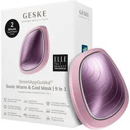 Звукова маска тепло та холод GESKE Sonic Warm & Cool Mask 9 в 1 рожевий