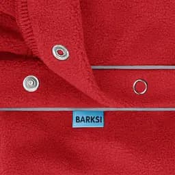 Кофта для собак Barksi Textile флісова XL червона з темно-синім - мініатюра 4