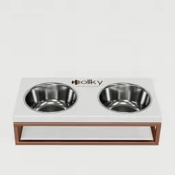 Hollky Base S — миски на підставці для маленьких собак та котів (2 × 0,45 л) - мініатюра 3