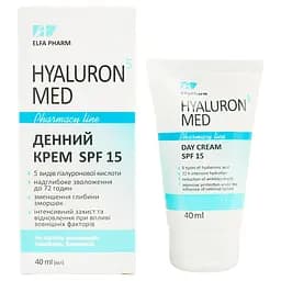 Денний крем Elfa Pharm Hyaluron5 Med SPF15, 40 мл