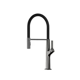 Смеситель для кухни с гибким изливом графитовый Nett GG-56 Графит