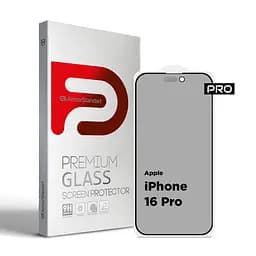 Захисне антишпигун матове скло для Apple iPhone 16 Pro, Pro Anti-spy Matte, повноекранне, загартоване, конфіденційне, повне проклеювання, із затемненням з боків, протиударне з олеофобним покриттям, проста установка, ArmorStandart (ARM79399)