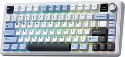 Клавіатура бездротова Aula F75 Max White (6978080501158) - мініатюра 3