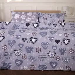 Комплект постільної білизни MirSon Ranforce Elite 17-0655 Snowflake 175х210 см (2200009610844)