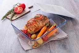 Форма для запікання Pyrex Cook&Store Classic, з кришкою, 22х17 см, 1,5 л (242P000/7646) - мініатюра 4