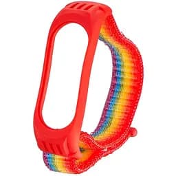 Ремешок Nylon Mi Band 5/6 Gradient Rainbow