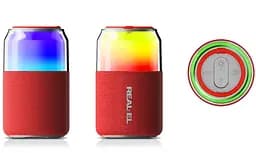 Портативна колонка REAL-EL X705 5W Bluetooth TWS, RGB, RED - мініатюра 3