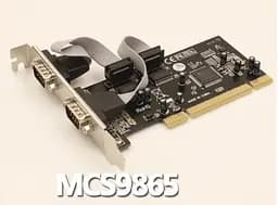 Контроллер PCI to 2xCOM RS232 MosChip S9865 RTL