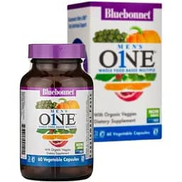 Витамины и минералы Bluebonnet Nutrition Men`s ONE, 60 вегакапсул