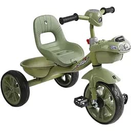 Дитячий триколісний велосипед Best Trike BS-60417 зі світлом і музикою зелений