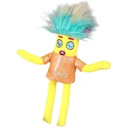 Мягкая игрушка «Сосиска» с радужными волосами 40 см K6004 Желтый (2000989512004)