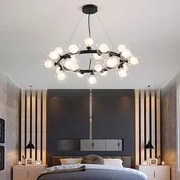 Подвесной светильник Bubble Round в черном корпусе Line.F 690/25 BK