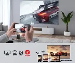 Портативний кишеньковий проектор Byintek P20 з WiFi, підтримка 4K 3D, акумулятор на 7200 mAh - мініатюра 9