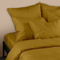 Комплект постільної білизни Cosas Curcuma Двоспальний сатин гірчичний (23Satin_Curcuma_Curcuma_180) - мініатюра 2