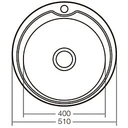 Кухонна мийка Zerix Z510-08-180E satin ZX1586, Нержавіюча сталь - мініатюра 4