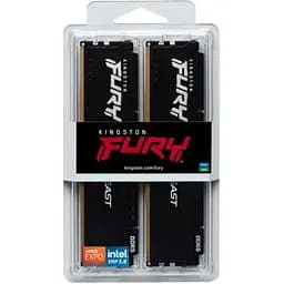 Модуль пам'яті для комп'ютера DDR5 64GB (2x32GB) 5200 MHz Beast Black Kingston Fury (ex.HyperX) (KF552C40BB2K2-64) - мініатюра 15