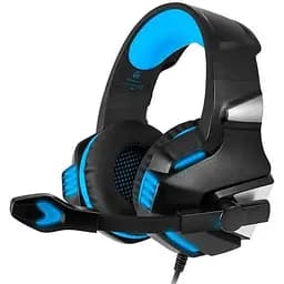 Дротова гарнітура Hunterspider Gaming with LED V3, USB, 3.5mm, 2.2m, black-blue