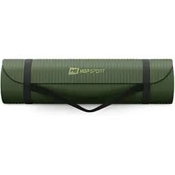 Коврик для йоги Hop-Sport HS-NB010GM NBR 1см темний хакі - мініатюра 8