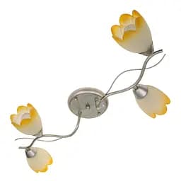 Люстра стельова Brille флористика E14 60W G (LK-196S/4)