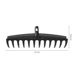 Граблі пластикові Fiskars Solid™ 41 см, 135064 (1014917) - мініатюра 4