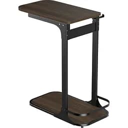 Приставний комп'ютерний стіл OfficePro SD137DW Dark Wood Black [143311] - мініатюра 3