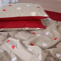 Наволочка MirSon Бязь 17-4750 Multicolored hearts 40х60 см (2200008933487)