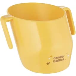 Ергономічна кружка для навчання самостійного пиття Canpol babies жовта (74/060_yel)