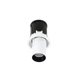 Вбудований світильник Skarlat RSL74058 12W WH+BK 3000K - мініатюра 3