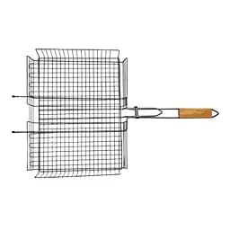 Решетка для гриля и барбекю Yiwu глубокая 38х26 см для костра мангала кемпинга решетка для барбекю гриля шашлыка BQ-10