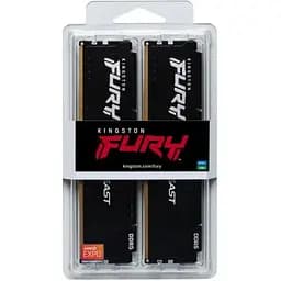 Модуль пам'яті для комп'ютера DDR5 64GB (2x32GB) 5600 MHz Fury Beast Black Kingston Fury (ex.HyperX) (KF556C36BBE2K2-64) - мініатюра 5