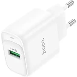 Сетевые зарядные устройства Hoco C140A Smart single port QC3.0 charger(EU) Белый