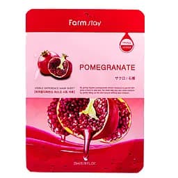 Тканевая маска увлажняющая для лица FarmStay Pomegranate с экстрактом граната 23 мл