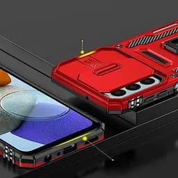 Ударостійкий чохол Camshield Army Ring для Samsung Galaxy A26 5G Червоний / Red - мініатюра 4