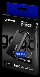 SSD накопичувач Goodram Move Ridge Black 2TB Type C (SSDR-GMRE-02T-K0) teh0021599 - мініатюра 2