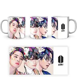 Кухоль GeekLand Bangtan Boys BTS Малюнок Яскраве волосся Army CP 04.481.300 330 мл білий - мініатюра 3