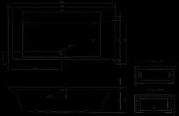 Ванна акрилова Rho Lusso 200x90 BA6000500000000 - мініатюра 3