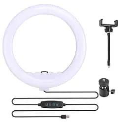 Тримач з кільцевим освітленням Bluetooth 12" YQ-320b light set (Kit1) 170cm Stand, USB Powered - мініатюра 3