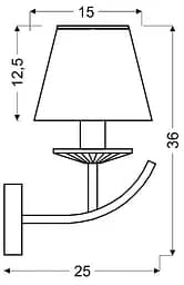 Бра Candellux 21-84418 VALENCIA - мініатюра 3
