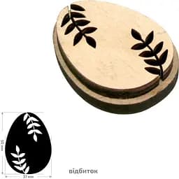 Штамп для вибійки Rosa Talent №7 Великдень 4x5см