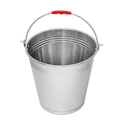 Відро з нержавіючої сталі (нержавійка) господарське без кришки 10 л 88177
