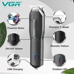 Машинка для стрижки волосся VGR V-930 - мініатюра 2