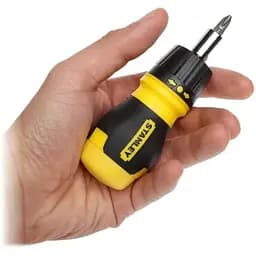 Викрутка реверсивна Stanley Multibit Stubby насадки 6 шт. (0-66-358) - мініатюра 4