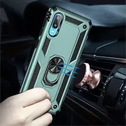 Панель BeCover Military для Samsung Galaxy A02 SM-A022 / M02 SM-M022 Dark Green (706641) - мініатюра 4