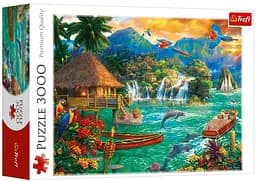 Набір Пазли - (3000 елм.) - "Життя на острові"