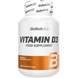 Вітаміни та мінерали BioTech Vitamin D3, 120 таблеток