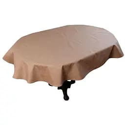 Скатертина Прованс Кориця овальна 133х180 см коричнева (41201)