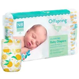 Подгузники Offspring Tangy Orange размер NB (до 4 кг) 56 шт. (DP-OI-FAT-NB56P-TGYORN)