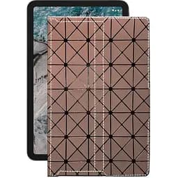 Чохол StatusCASE з екошкіри для планшету Nokia T20 Коричневий ромб