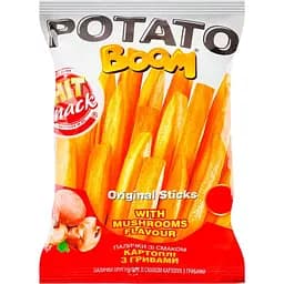 Палички Potato Boom Hit snack з грибами 25 г