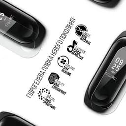 Гідрогелева плівка на годинники ArmorStandart Xiaomi Mi Band 3/4 захисна плівка для смарт годинників прозора (ARM57736) - мініатюра 2